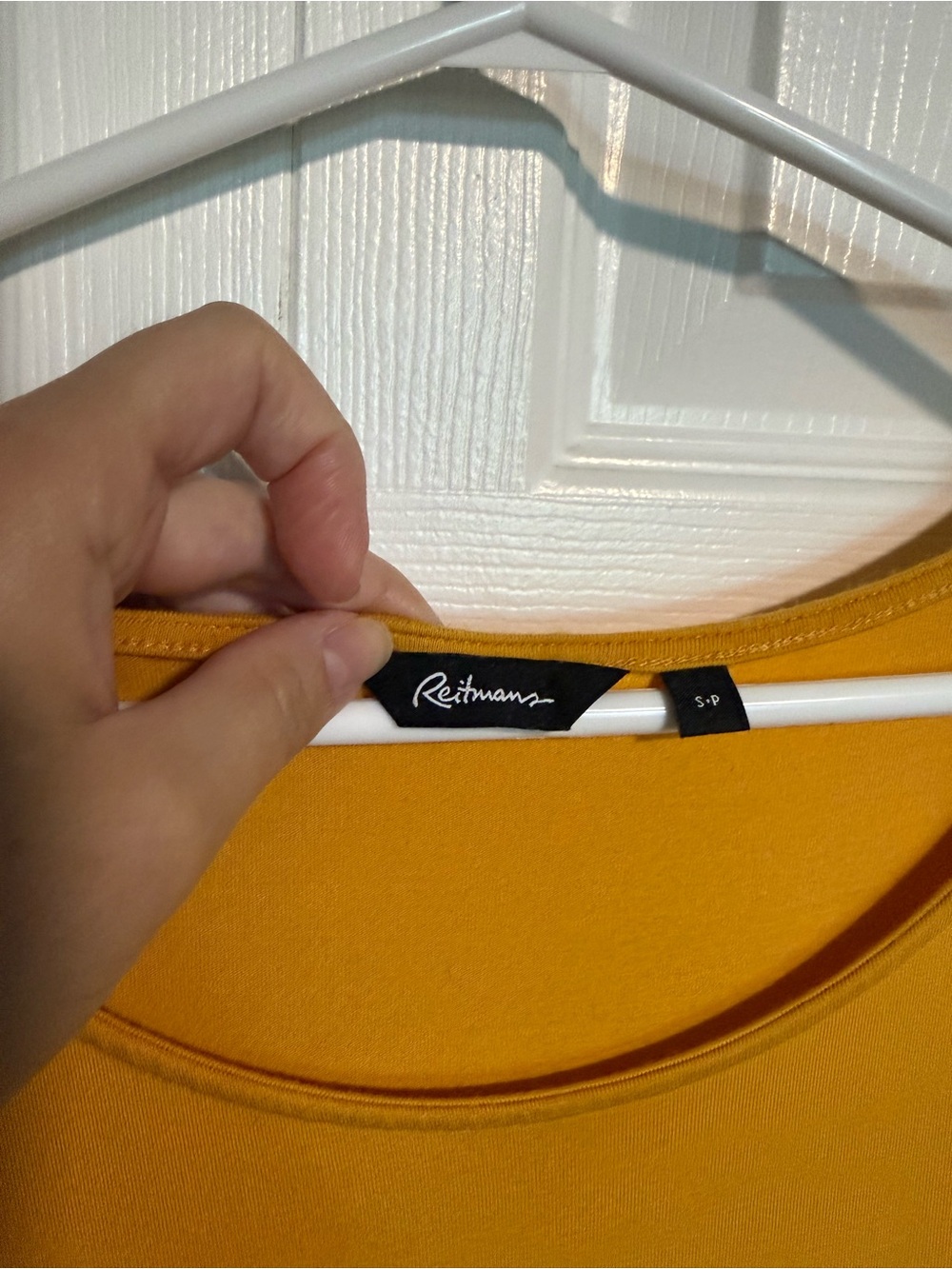 Reitmans Mustard Yellow Ruffle-Hem Midi Dress - Picture 3 of 3